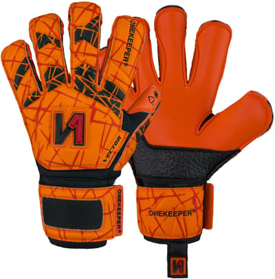 ONEKEEPER Vector Evolution Junior Oranje - Keepershandschoenen - Maat 4 - Kunstgras