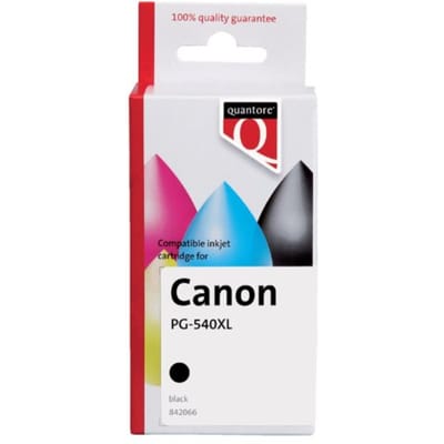 Inktcartridge Quantore alternatief tbv Canon PG-540XL zwart HC