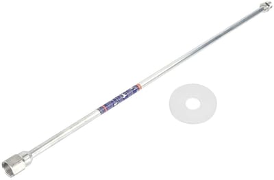Verlengstuk voor Spuitpistool - Universele Verlenger - Verf Spuiten - Lichtgewicht Aluminium - 75 cm - Zilver