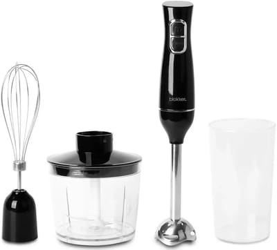 Blokker Staafmixerset 4-Delig – 400W | Met Hakmolen, Garde & Maatbeker