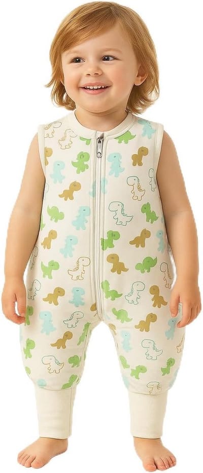 Warme Baby Winterslaapzak met Voeten en Pijpen 100% Katoen 2,5 TOG