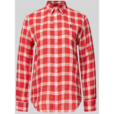 Oversized overhemdblouse van puur linnen