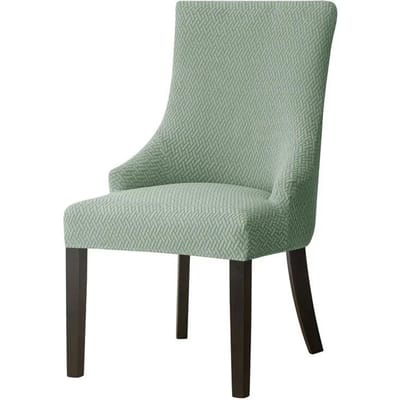 Schuin aflopende rug stoelhoes Jacquard fauteuilhoezen Stretch oorfauteuilhoes voor Bruiloft Eetkamer Woonkamer Fauteuils 1pc