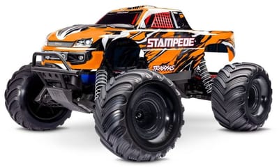 Traxxas Stampede 2WD Brushed incl battery & USB-C charger oranje