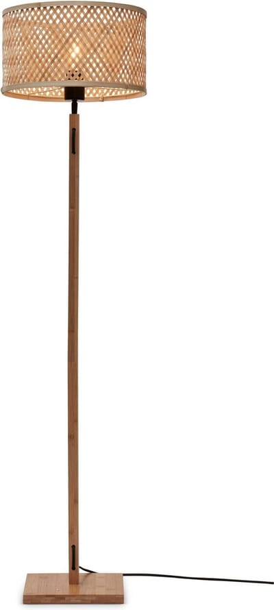 GOOD&MOJO Vloerlamp Java - Bamboe - Ø32cm - Modern - Staande lampen voor Woonkamer - Slaapkamer