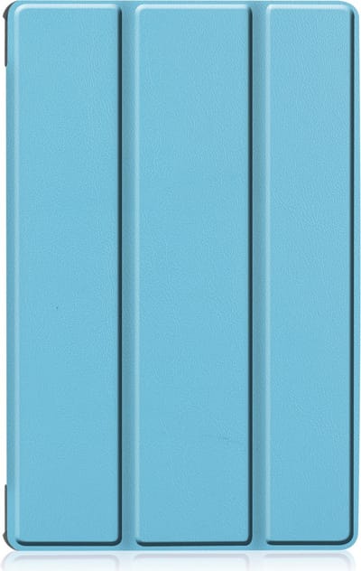 Hoesje - Geschikt voor Lenovo Tab M10 FHD Plus (2e / 2nd Generatie) - Dun & Stevig - Trifold Bookcase - Hard Cover - Hardcover Book Case - Tablet Hoes - Lichtblauw