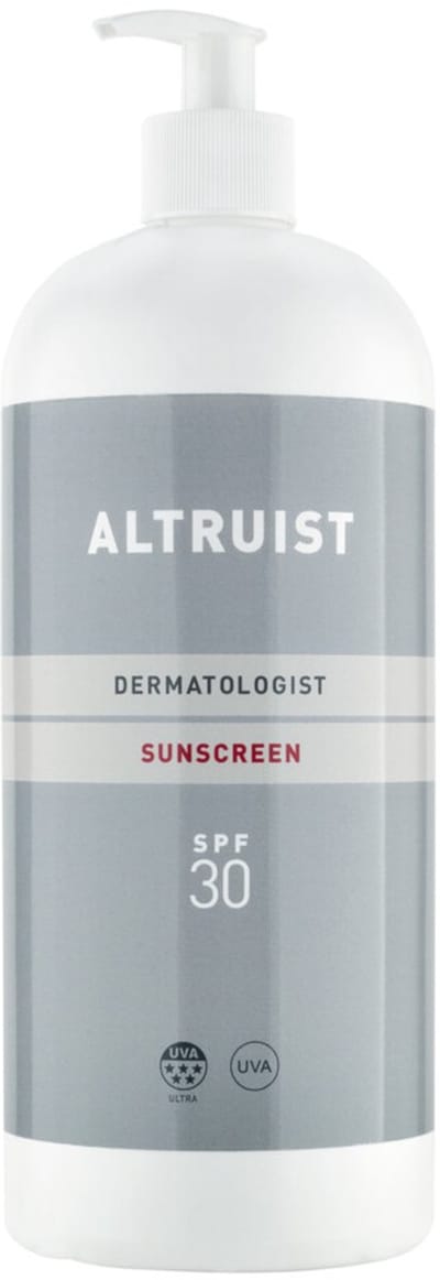Altruist Zonnebrandcrème SPF 30 -Zonnebrand - Snel Absorberend - Waterresistent - Niet Plakkerig - Parfumvrij - Voor alle Huidtypen - Dermatologisch Getest - 1 Liter