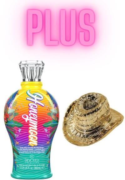Devoted Creations Honeymoon 360 ml PLUS Hoedje Goud decoratie / voor Kaars