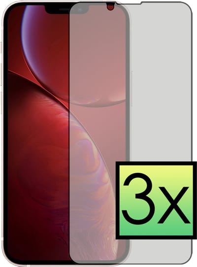 Screenprotector - 3 Stuks - Geschikt voor Apple iPhone 14 - Privacy Filter - Beschermglas - Gehard Glas - Tempered Glass - Screen Protector - Anti Spy - Full Display Cover