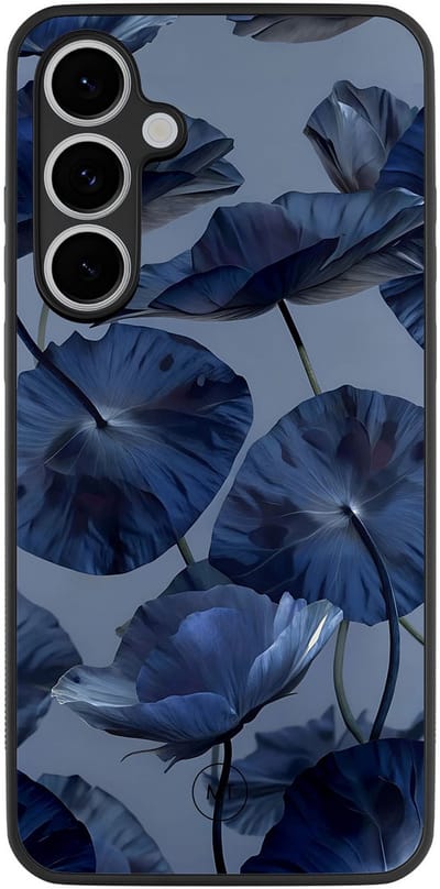 Hoesje geschikt voor Samsung Galaxy S24 FE - Dusky blooms - TPU Hard Case Backcover - Paars - Mooie Telefoonhoesjes