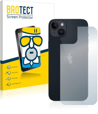 BROTECT - Screenprotector voor Apple iPhone 14 Plus (Achterkant) - Folie Beschermfolie Beschermglas matte