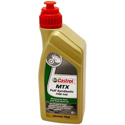 Koppelings- en transmissieolie 75w140 Castrol MTX Full Synthetic