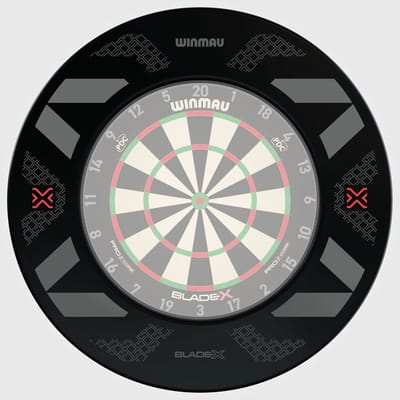 Winmau Blade X Black Red - Dartbord Surround
