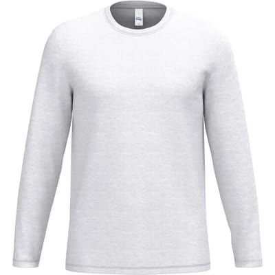 iDeal Basic Brand iDeal190 uniseks T-shirt LSL IB323 - Ideal Ash Heather - S