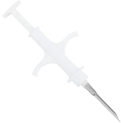 10 Pakketten Pet ID Microchip LeesSchrijf met Spuit 2.12x12mm RFID Elektronische Tag voor Hond Paard Koe Schaap Varken white