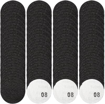Klittenbandschijven Set - Schuurschijven Medium - Metaal Slijpen - 80 Korrel Siliciumcarbide - 50 mm Diameter