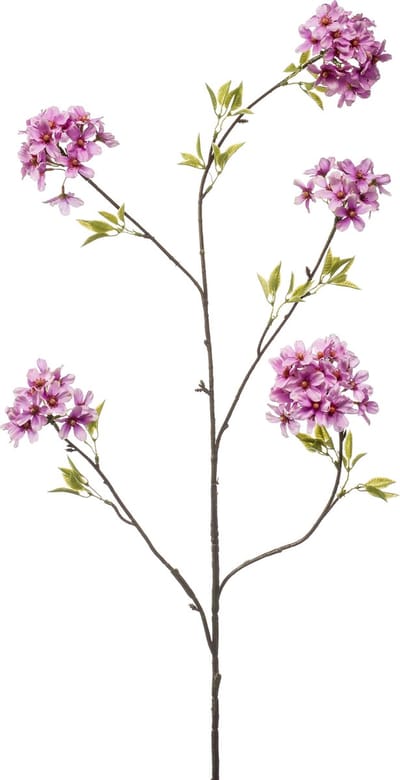 Emerald - Kunstbloem Bloesem 115cm lila - Kunstplant voor binnen