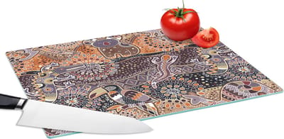 Glazen Snijplank - 39x28 - Patronen - Koala - Dieren - Australië - Snijplanken Glas