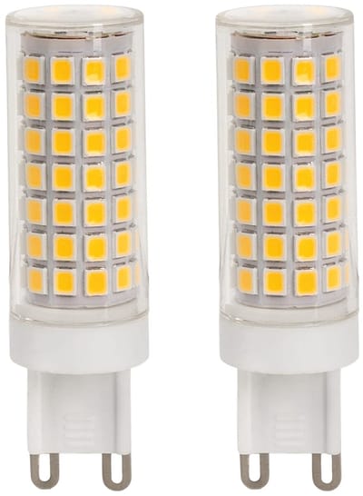 Optonica LED Insteeklamp G9 - 6W (vervangt 60W) - 550lm - 6000K Koel Wit - 230V - Ø18mm - Dimbaar - Energiezuinig - 2 stuks
