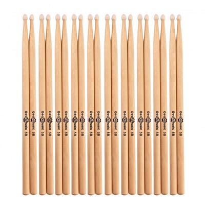 5B Drumstokken, Nylon Tip, 10 Paar