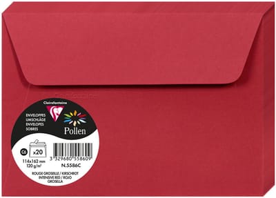 Stuifmeel van Clairefontaine enveloppe C6, lavendelblauw