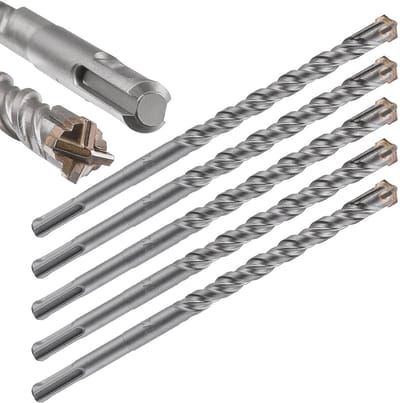 Betonboor 3/4" X 10"-8" Cross-Type Dubbele Draad - Geschikt voor Beton, Baksteen en Cementmuren