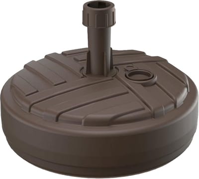 Ronde Parasolvoet 10 Liter Vulbaar met Water/Zand en Universele Adapter