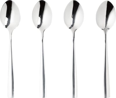 ERNESTO Koffielepels - Set: 6 stuks - Materiaal: RVS - Tijdloos design - Ideale aanvulling op elk bestek - Vaatwasmachinebestendig
