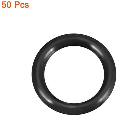 Dailygoods- O-ringen 50 stuks - Nitrilrubber - 25 mm buitendiameter - 21 mm binnendiameter - 2 mm breed - Duurzaam en robuust - Afdichtringen