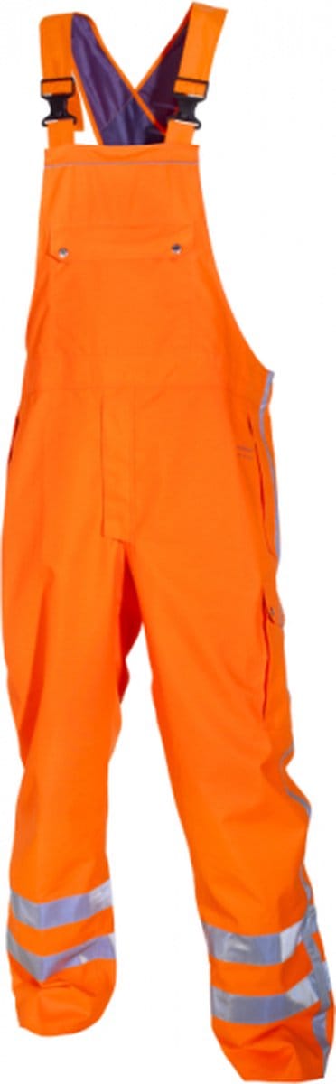 Hydrowear Simply No Sweat Hi-Vis Bib Broek Utting - Fluo Oranje 072260FO - 3XL