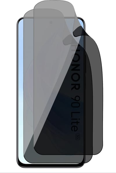 Privacy Screenprotector geschikt voor Honor 90 Lite - 2x FlexGuard Screen Protector