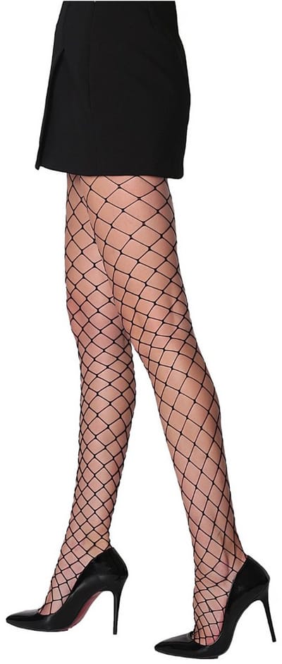 Daymod Fiona Visnet Panty - 60 DEN - Maat S - Zwart