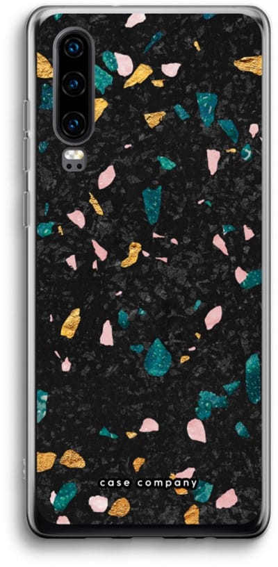 Case Company® - Hoesje geschikt voor Huawei P30 hoesje - Terrazzo N°10 - Soft Cover Telefoonhoesje - Bescherming aan alle Kanten en Schermrand