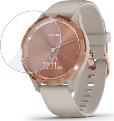 Strap-it Gehard Glazen Screenprotector – Krasbestendige en heldere displaybeschermer – duurzame bescherming – geschikt voor Garmin Vivomove 3