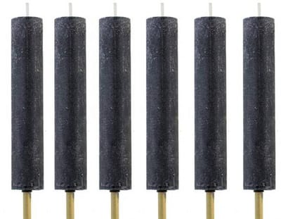 Cactula 6 Fakkel Kaarsen voor buiten Black | Lengte 68 cm | 3,8 x 20 cm | 10 branduren