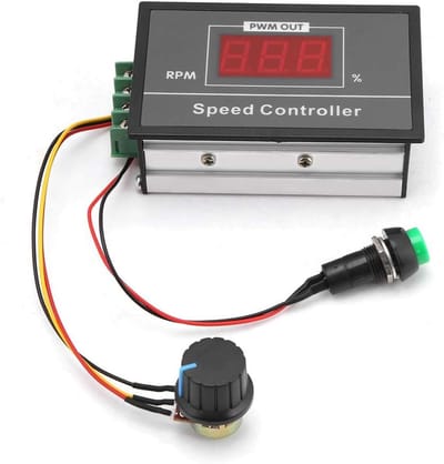 PWM DC Motor Snelheidsregelaar 6-60V 30A met Start Stop Schakelaar en Digitaal Display