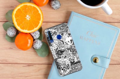 Silicone Back Case Honor 20 Lite Skulls Angel