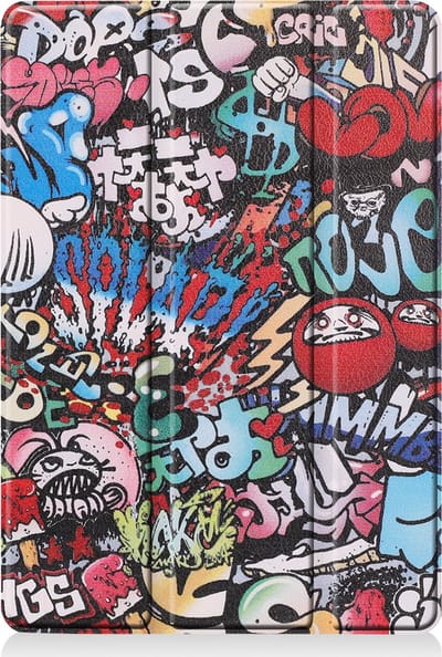 Hoesje - Geschikt voor Apple iPad 8 (2020) - 10.2 inch - 8e Generatie - Dun & Stevig - Trifold Bookcase - Hard Cover - Hardcover Book Case - Tablet Hoes - Graffity