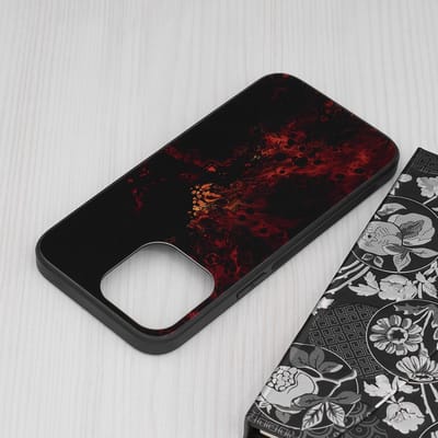 Techsuit - Glaze Series - iPhone 14 Pro - Red Nebula