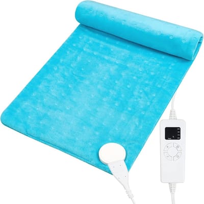 Elektrisch verwarmingskussen voor rugpijnverlichting - 5 verwarmingsniveaus, automatische uitschakeling, 30x60 cm