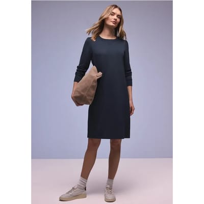 Jurk in effen kleur
