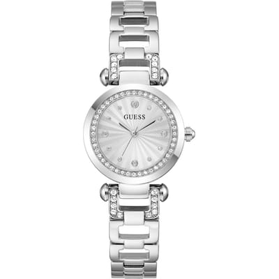 Guess Ginger GW0869L3 Horloge - Staal - Zilverkleurig - Ø 30 mm