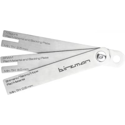 Birzman Slijtage-indicator Remblokken Schijfrem Zilver