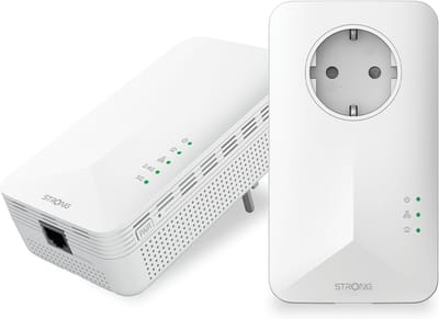 Powerline WiFi 1000 Duo, High-Speed WLAN-Adapter met Tot 300 m Bereik, Internet via Stopcontact, Wifi-Hotspotset