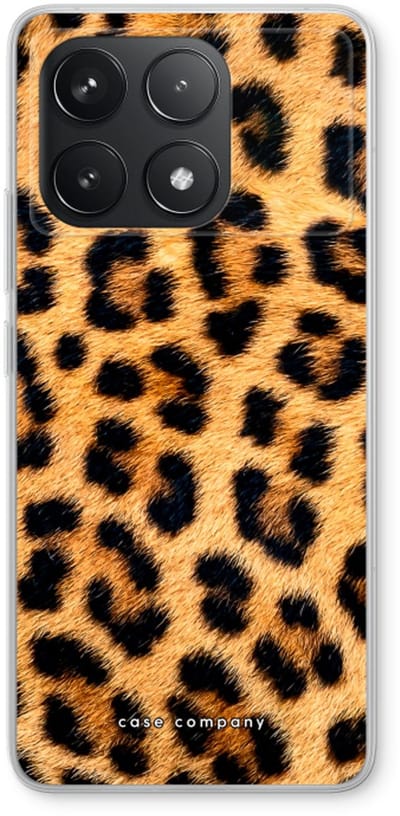 Case Company® - Hoesje geschikt voor Xiaomi Poco F6 Pro hoesje - Luipaard - Soft Cover Telefoonhoesje - Bescherming aan alle Kanten en Schermrand