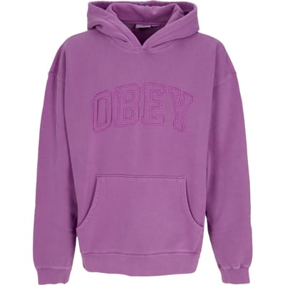 Lichtgewicht herenhoodie Pigment Collegiale extra zware hoodie Pigment Dewberry
