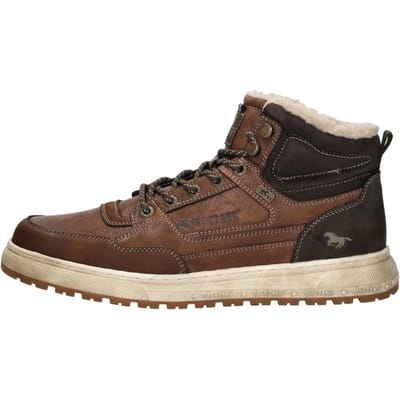 Mustang Veterschoenen Hoog Veterschoenen Hoog - Cognac - Maat 47