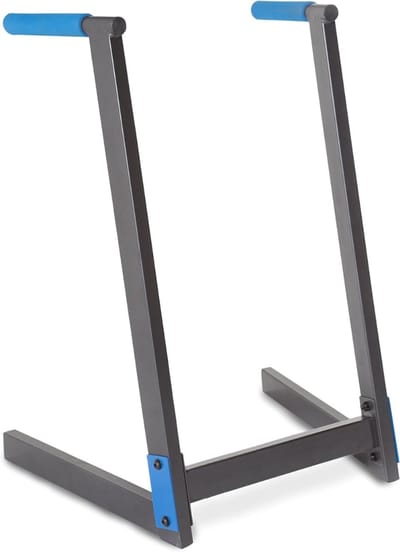 Quvo® Pull Up Station - Fitness - Zwart/Blauw - ‎64cm x 77cm x 100cm