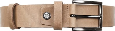 Timberland Look Lichtbruine Leren Riem Van 3,5 cm Breed – Dames Riem Of Heren Riem – 115 cm (Taillemaat 95 cm)