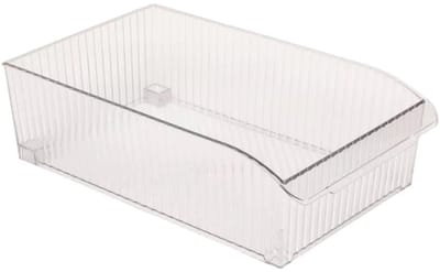 5Five Opbergbakje met wieltjes voor koelkast L - 23x37x11cm - Transparant